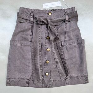Young, Fabulous & Broke Button Front Skirt
